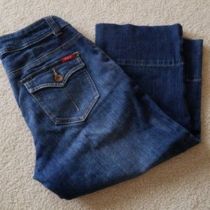 Moto cropped jean